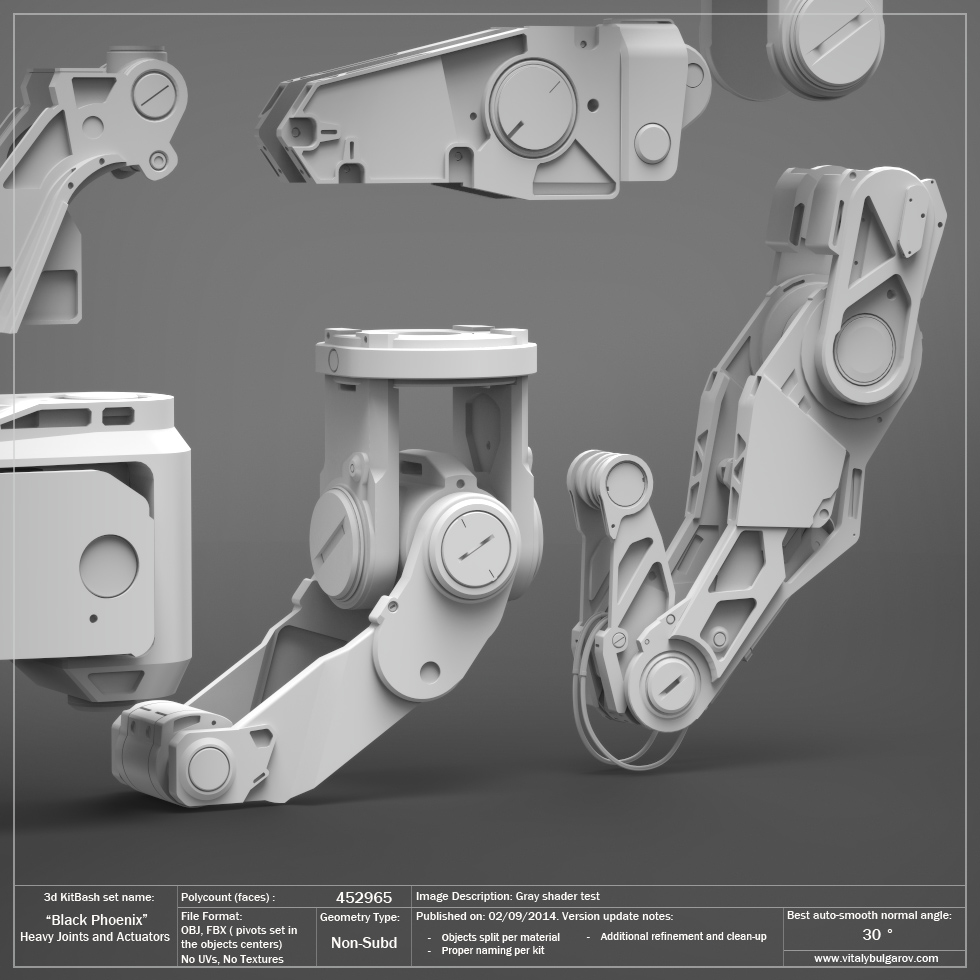 Black Phoenix Heavy Joints and Actuators Pack — Vitaly Bulgarov