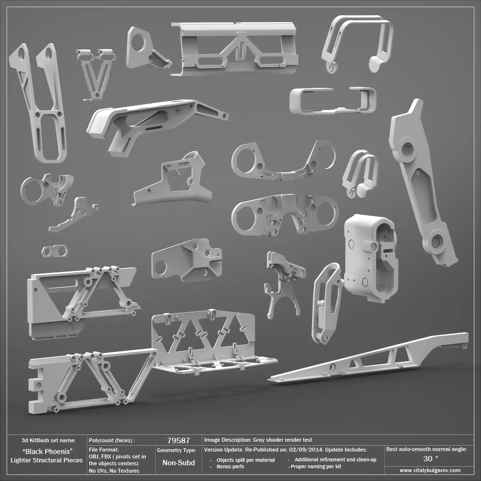 Black Phoenix: Lighter Structural Pieces — Vitaly Bulgarov