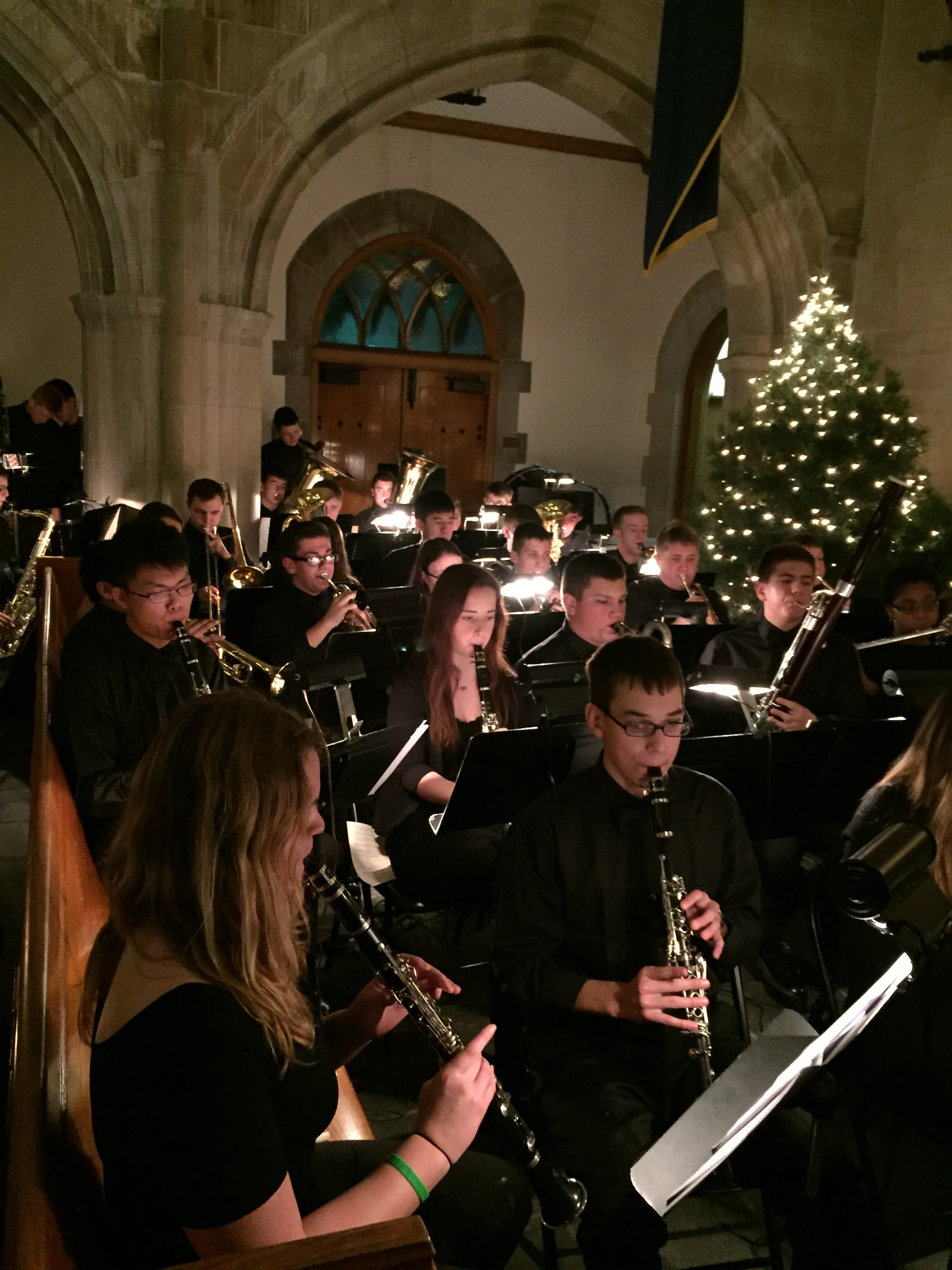 A beautiful Christmas Vespers at the Culver Academy Chapel.