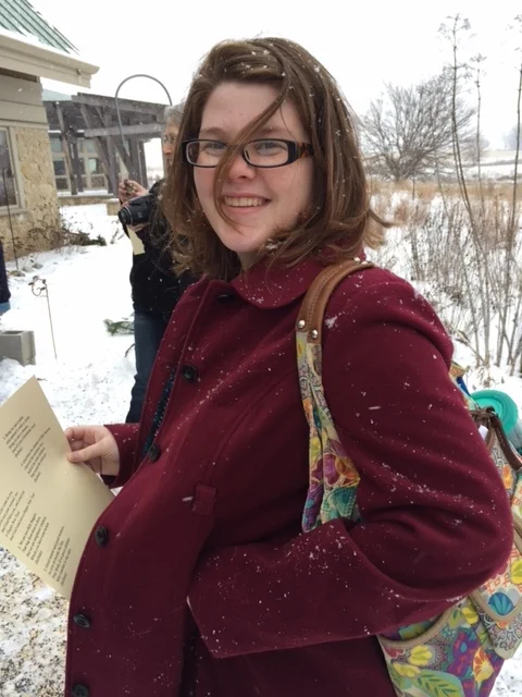 Anna wassailing