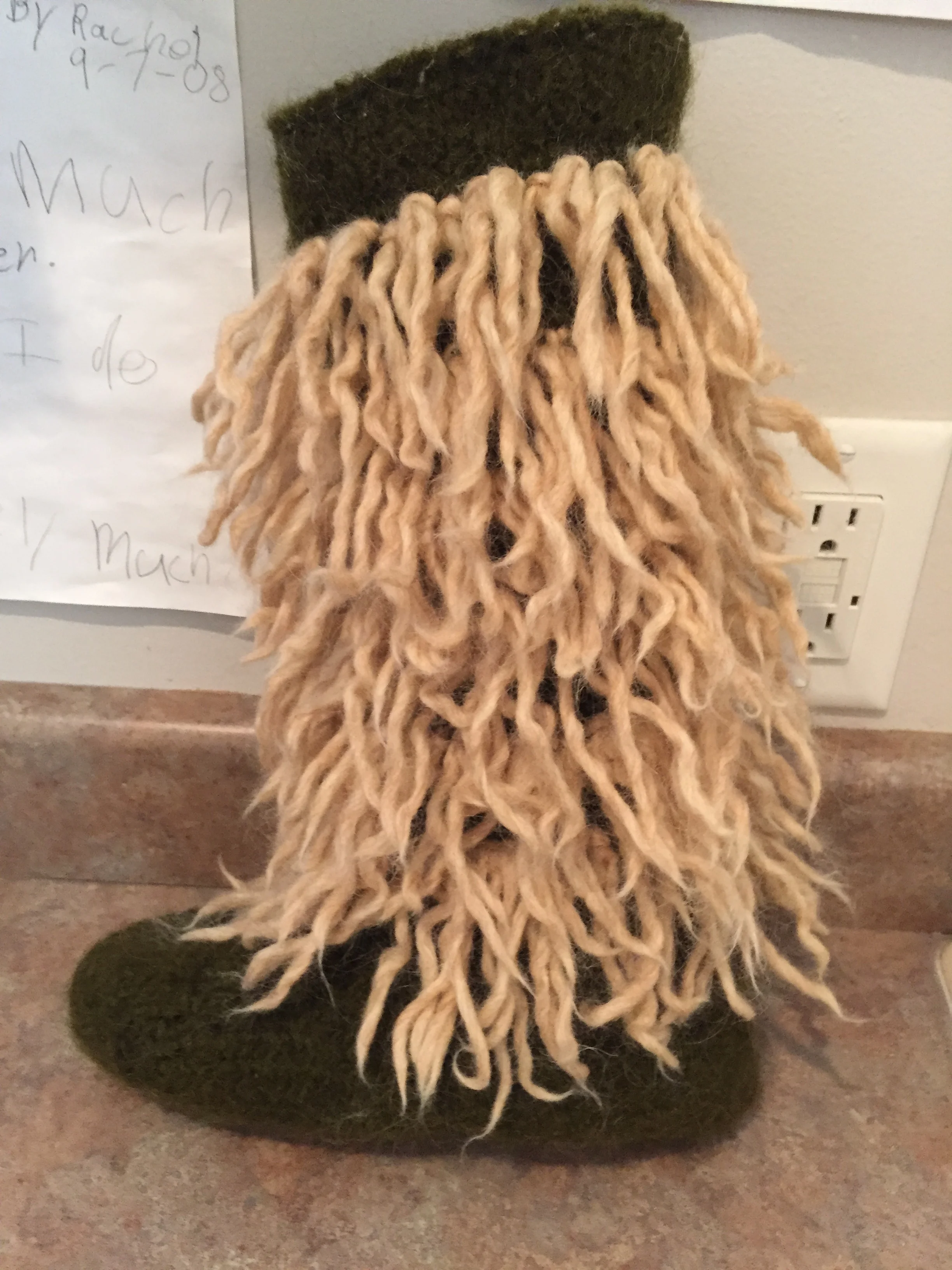 I like to call them my Chewbacca boots.
