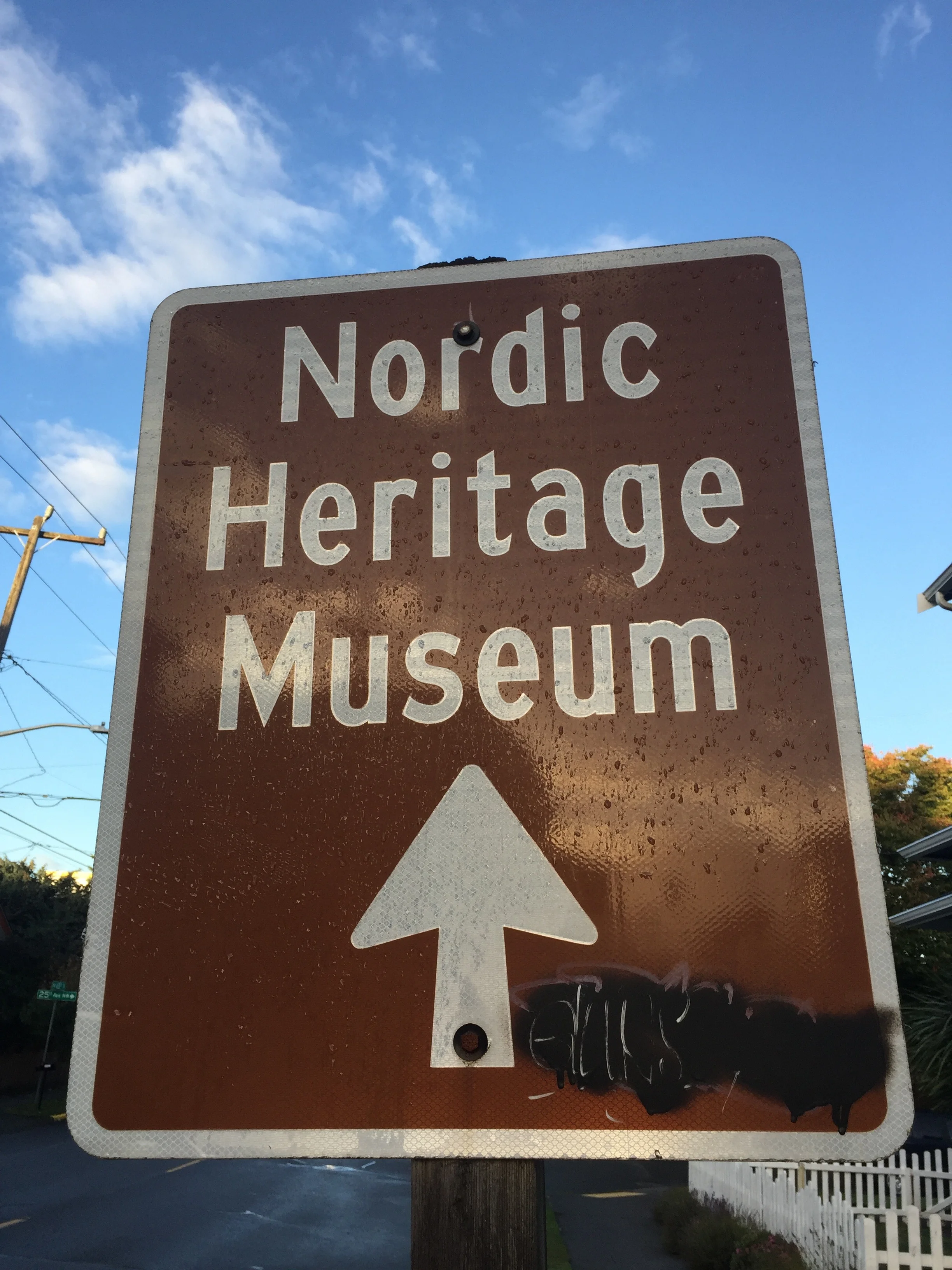 Of course, that is moisture on the sign! This is Seattle, folks.