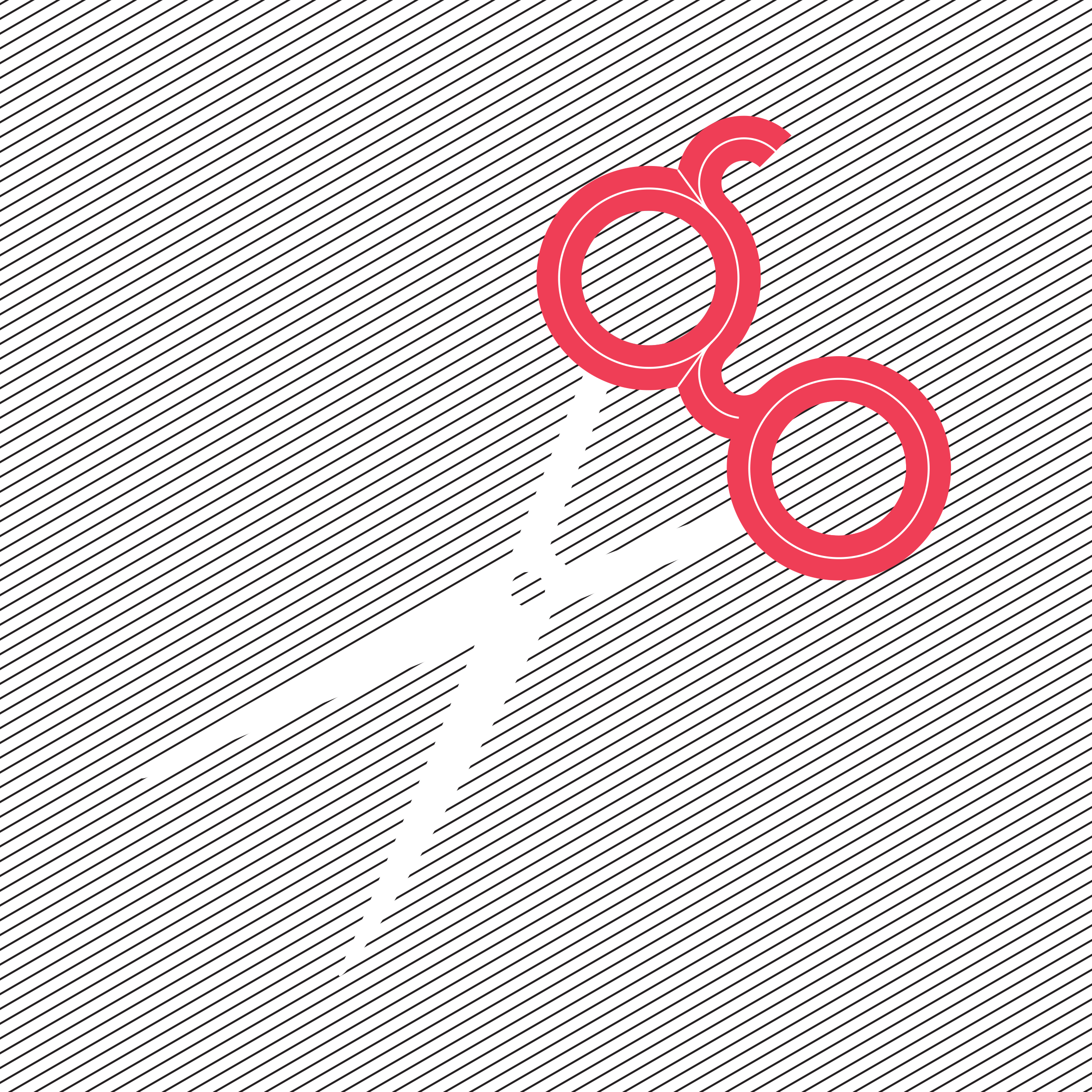G is for gunting //// a cutting instrument with two blades fastened in the middle.
