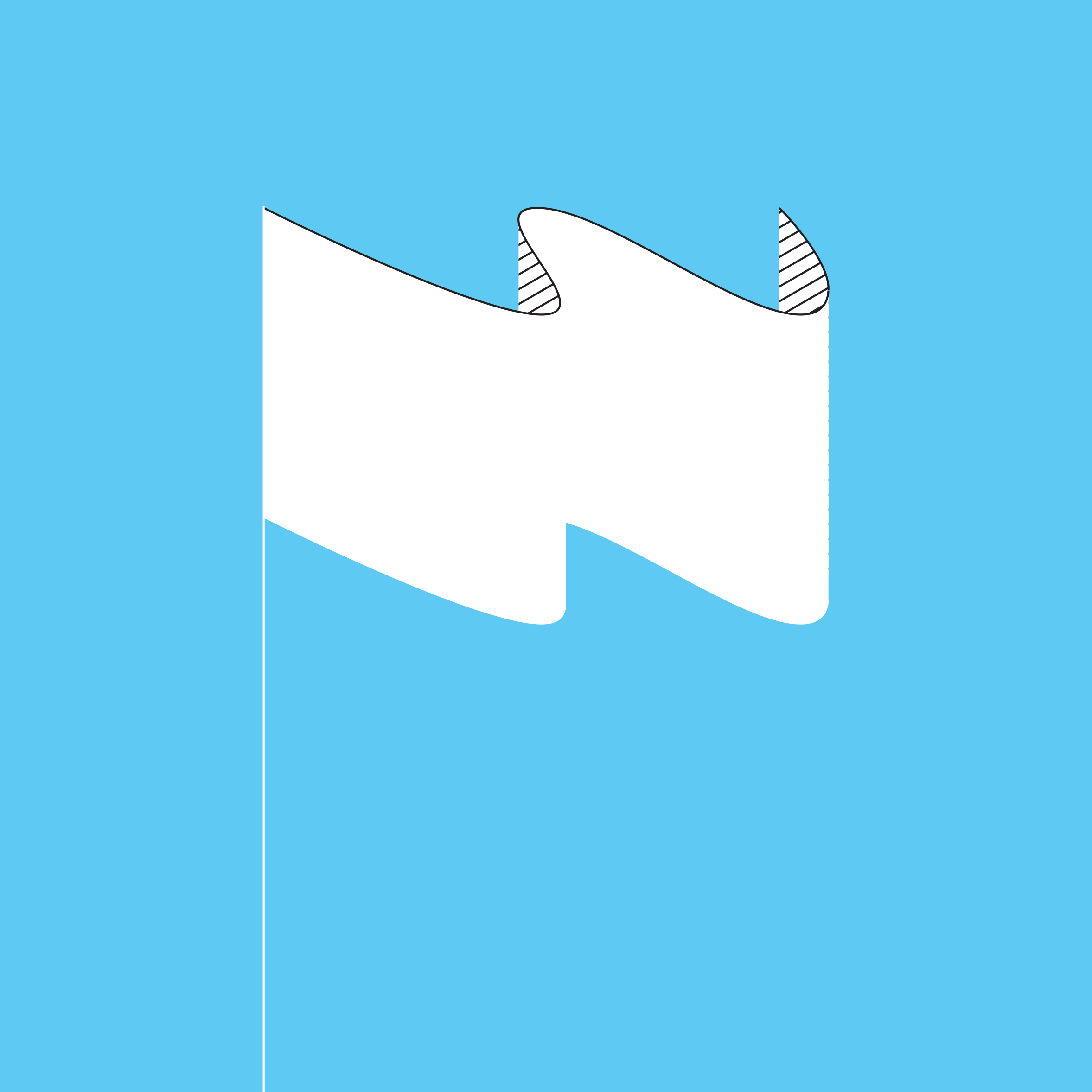 W is for watawat: a piece of cloth on a pole or rope, used as a symbol of a country or institution.