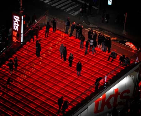 Interior Design Magazine profiles CHROFI, designers of the award winning TKTS booth in Times Square