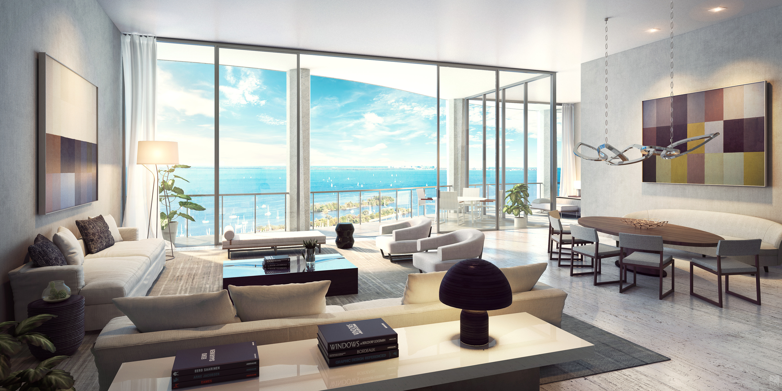 Artful Icon Rising in Miami: Meyer Davis' design for Park Grove features in LP-Luxury Properties July/August issue