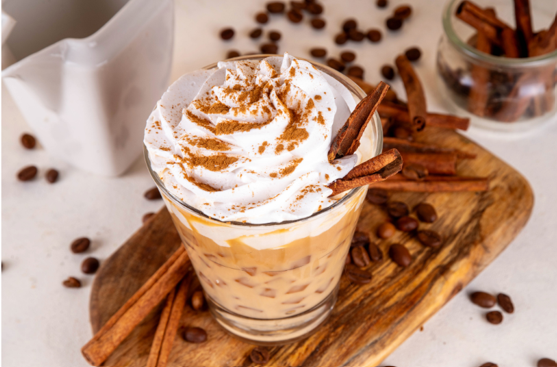 Cold January Days - Warm up with a Honey Cinnamon Latte!!