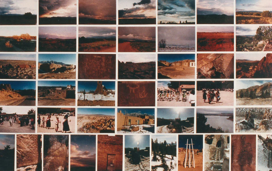   The Land is Sacred to the Pueblos  (detail)​ 