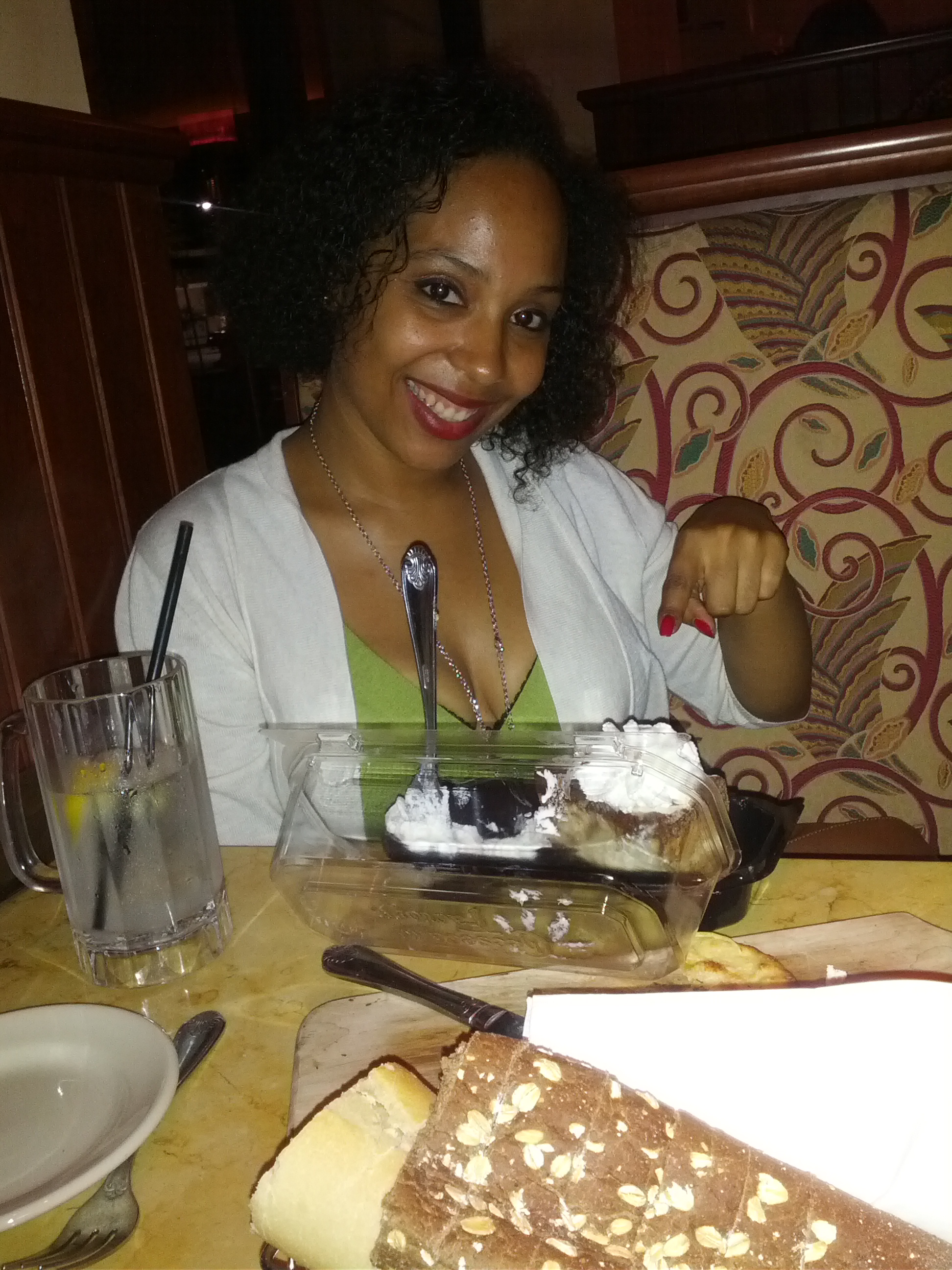I mastered the art of making the fork stand up in whipped cream! Wonder if there's a reward for that...