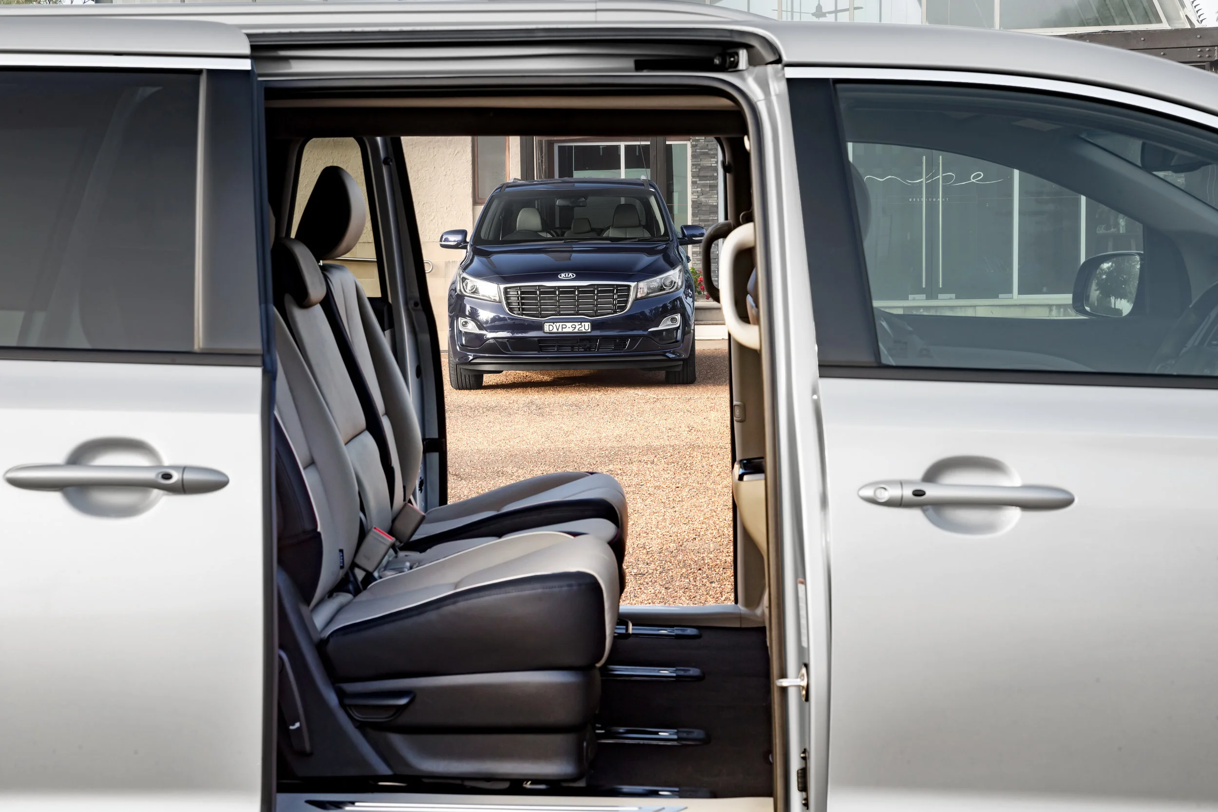 Sliding rear doors provide 'next level' access for passengers, compared with an SUV