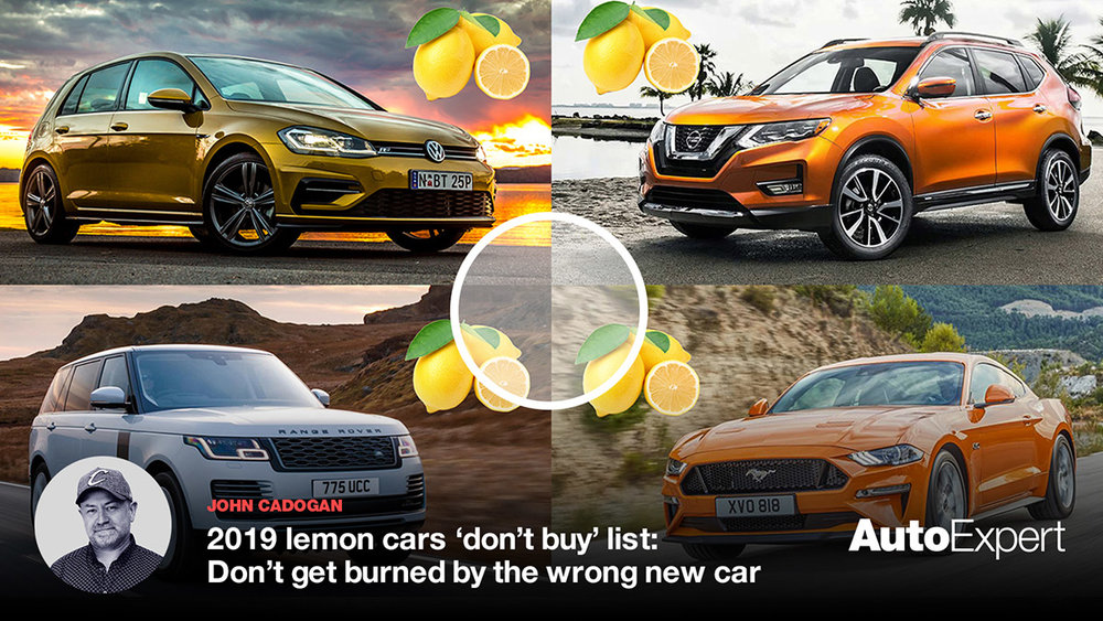 LEMON The top worst cars to buy in 2019 — Auto Expert by John Cadogan - save thousands on your next new car!