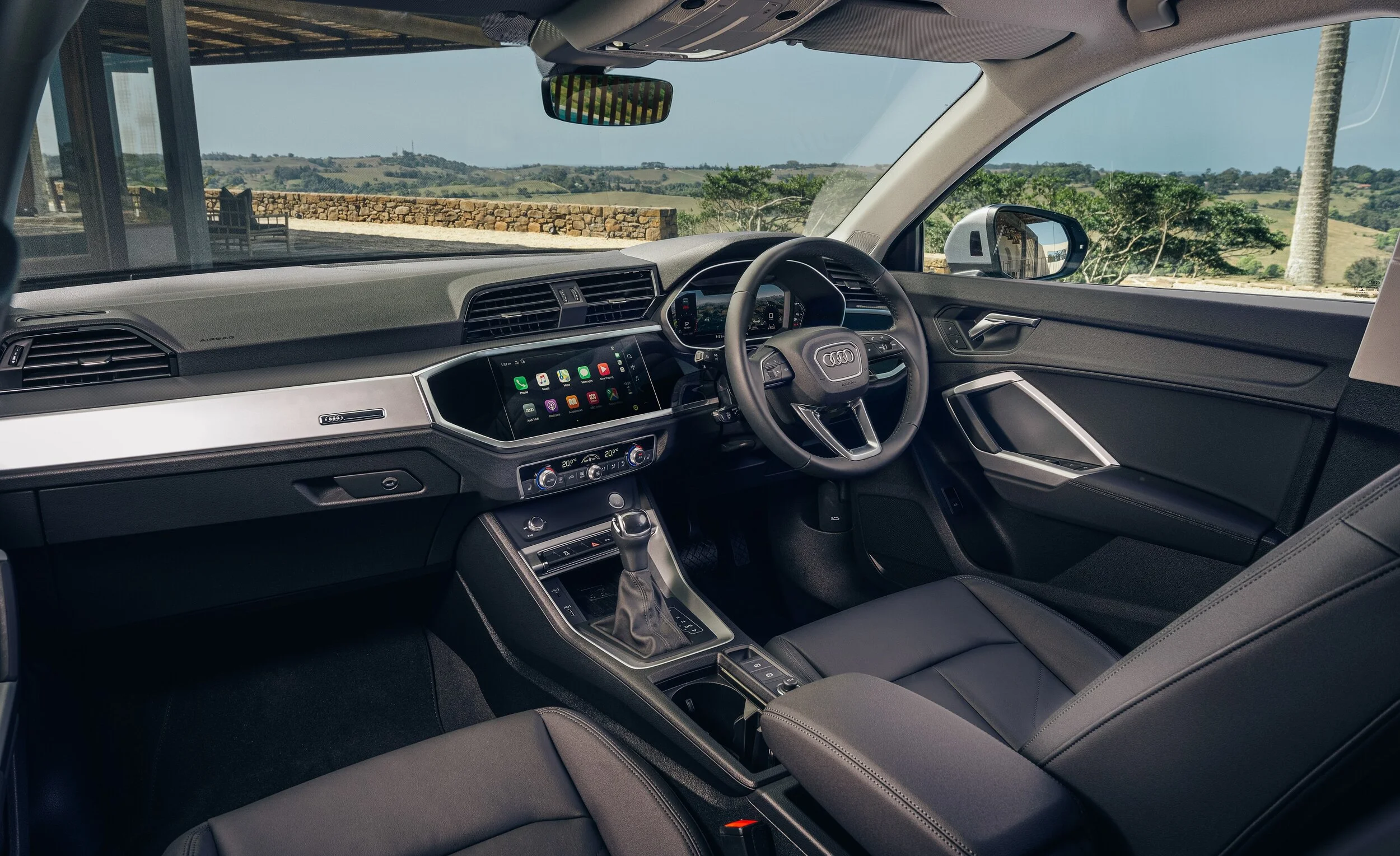 New Audi Q3 interior still looks dated, uninspired and can't match Sportage GT Line dollar-for-dollar.