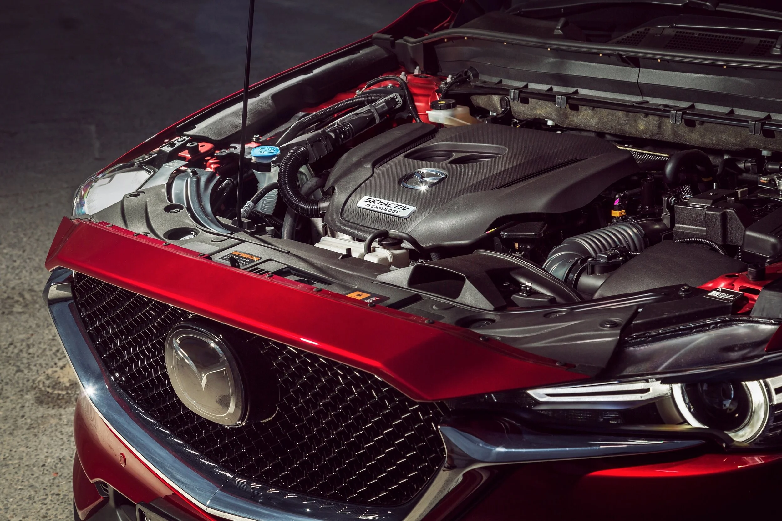 Mercedes-Benz GLE: 75.7kW/t. Mazda CX-9: 90.2 kW/t.