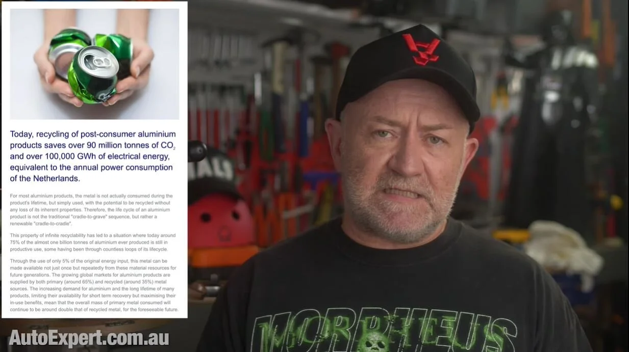 I was wrong (about recycled aluminium)