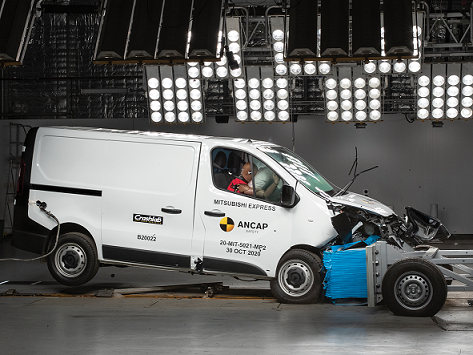 In destructive tests, Express does okay, for a van.
