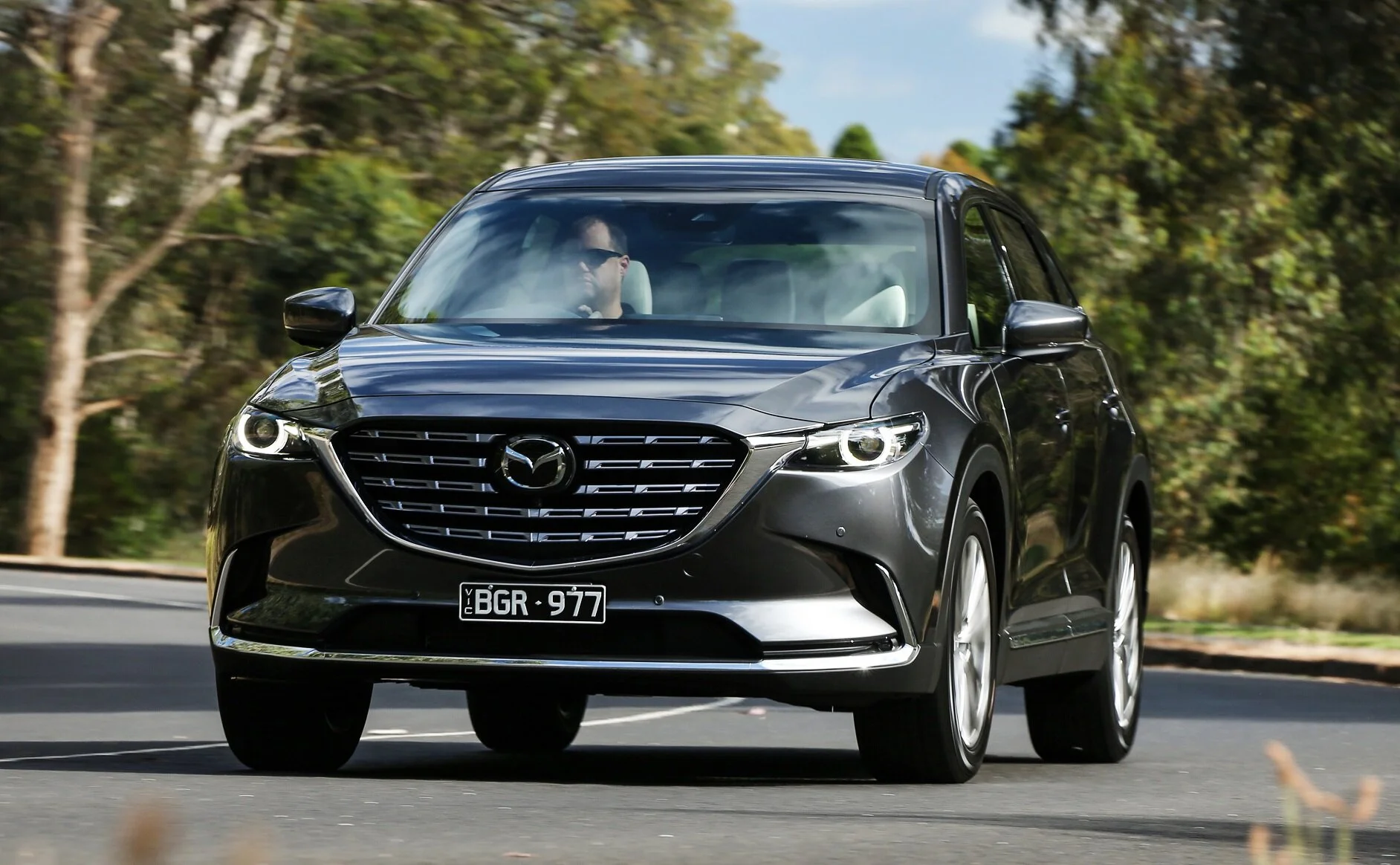 Mazda CX-9: sexy, luxurious, grunty turbo-petrol engine.