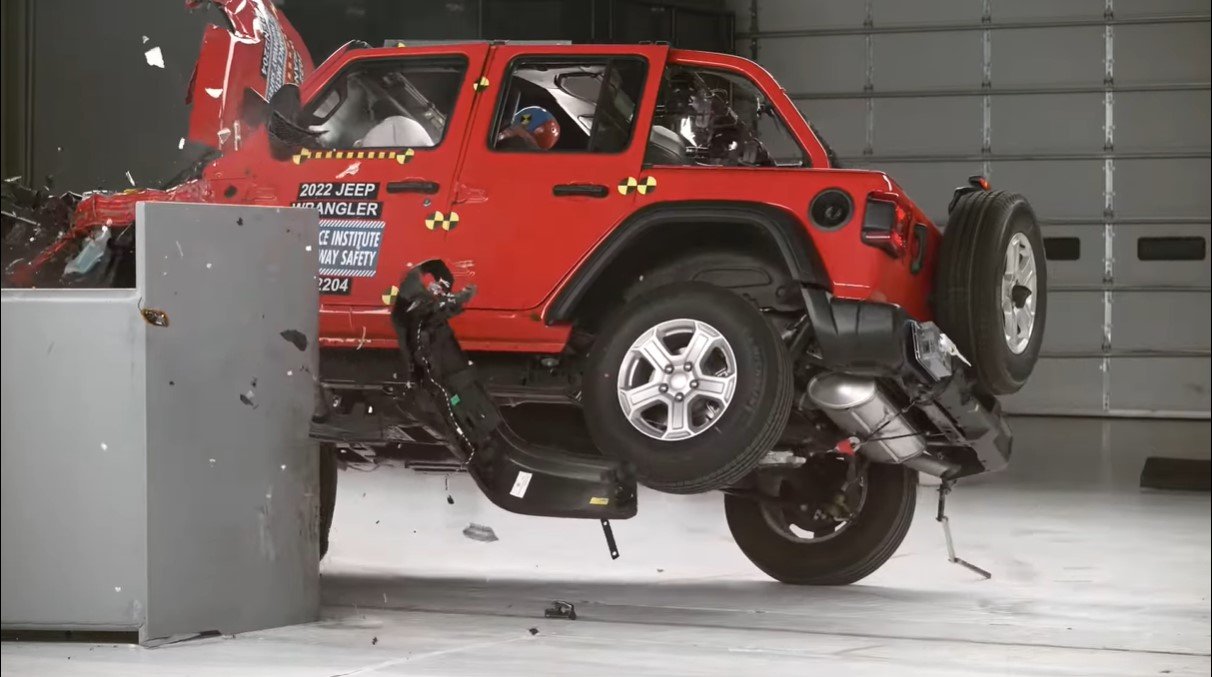 ROLL CENTRE: Jeep Wrangler flips over in official IIHS crash test - again —  Auto Expert by John Cadogan - save thousands on your next new car!