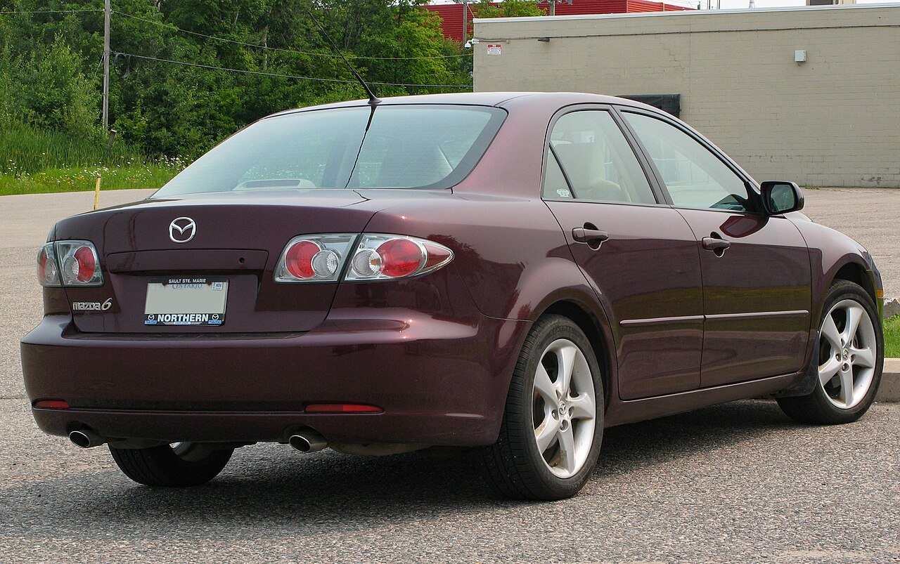 First generation Mazda 6. Source: Wikipedia