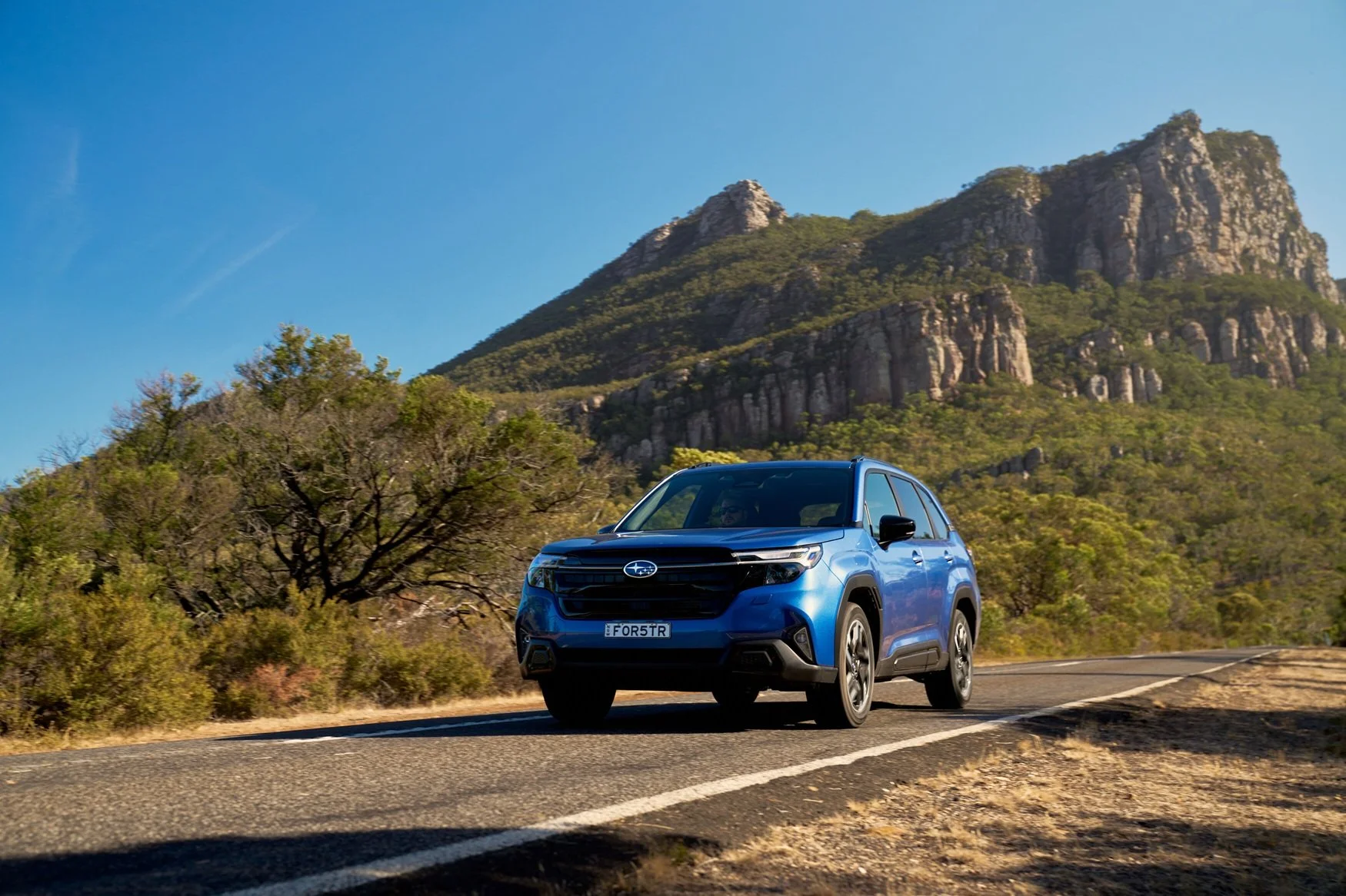 Forester drives with the same amount of sure-footed ease here...