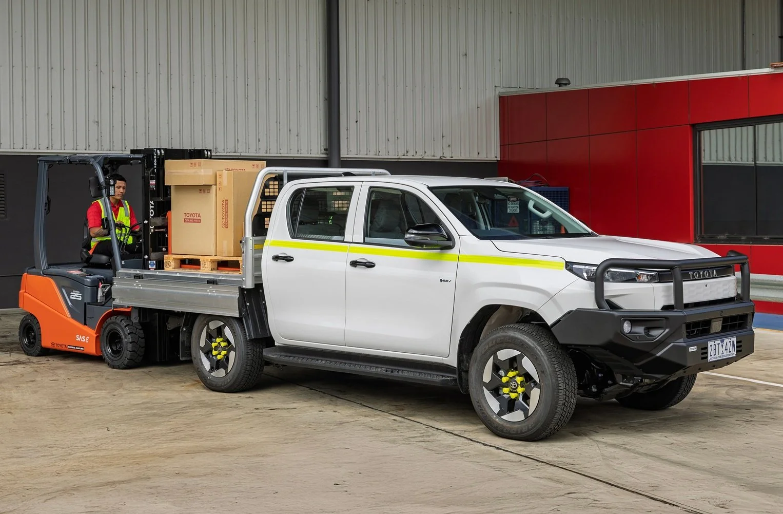 An all-electric Hilux is an $88K proposition; so does that make economic sense for you?