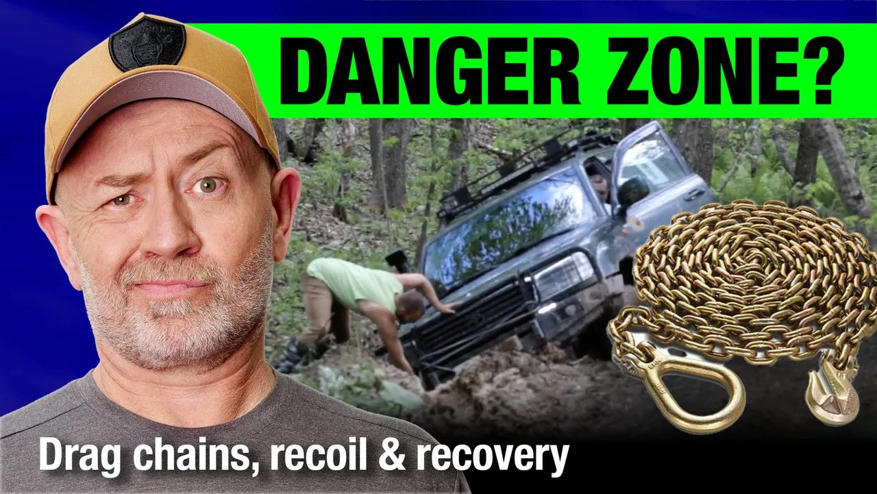 How dangerous is drag chain for 4WD recovery? — Auto Expert John Cadogan