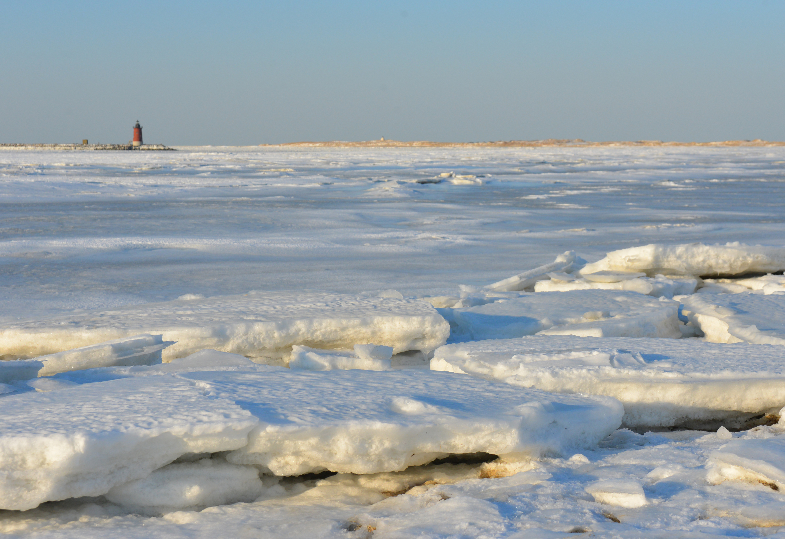 On Delmarva: Ice Floes in the Delaware Bay