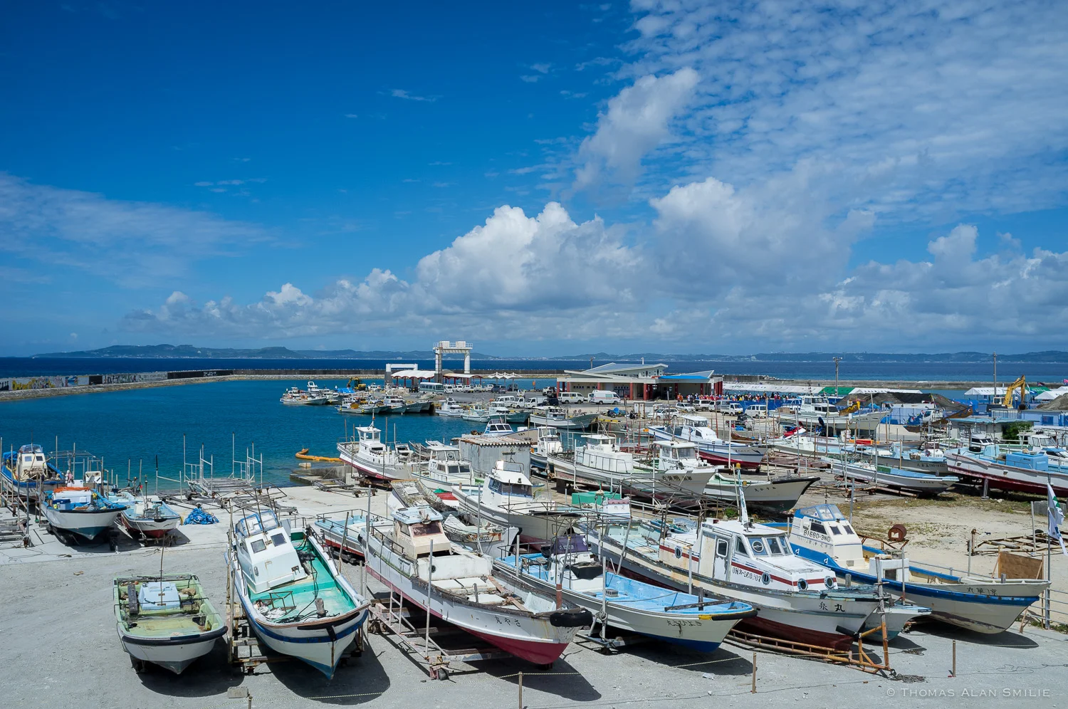 Tsuken Island Port. Fuji x100.