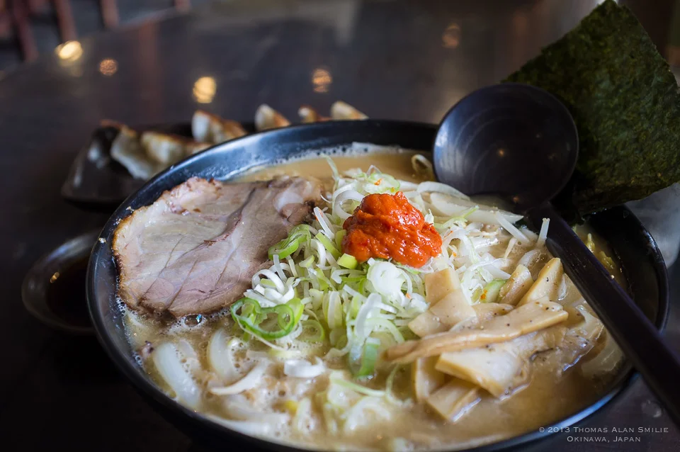 Miso Ramen - Okinawa, Japan. Fuji x100