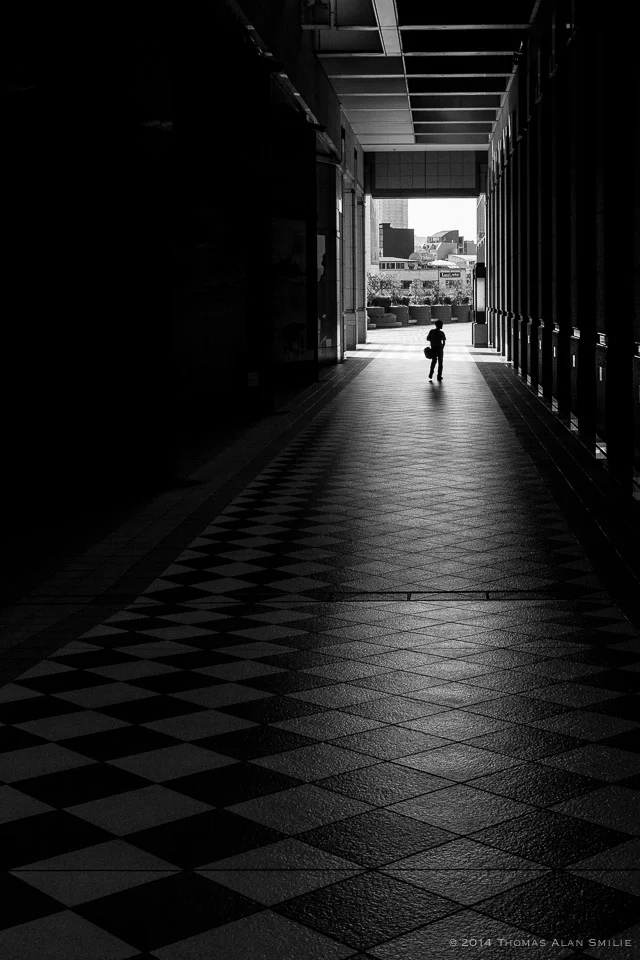 Outside the Tokyo Metropolitan Museum of Photography in Ebisu, Tokyo. Fuji x100s.