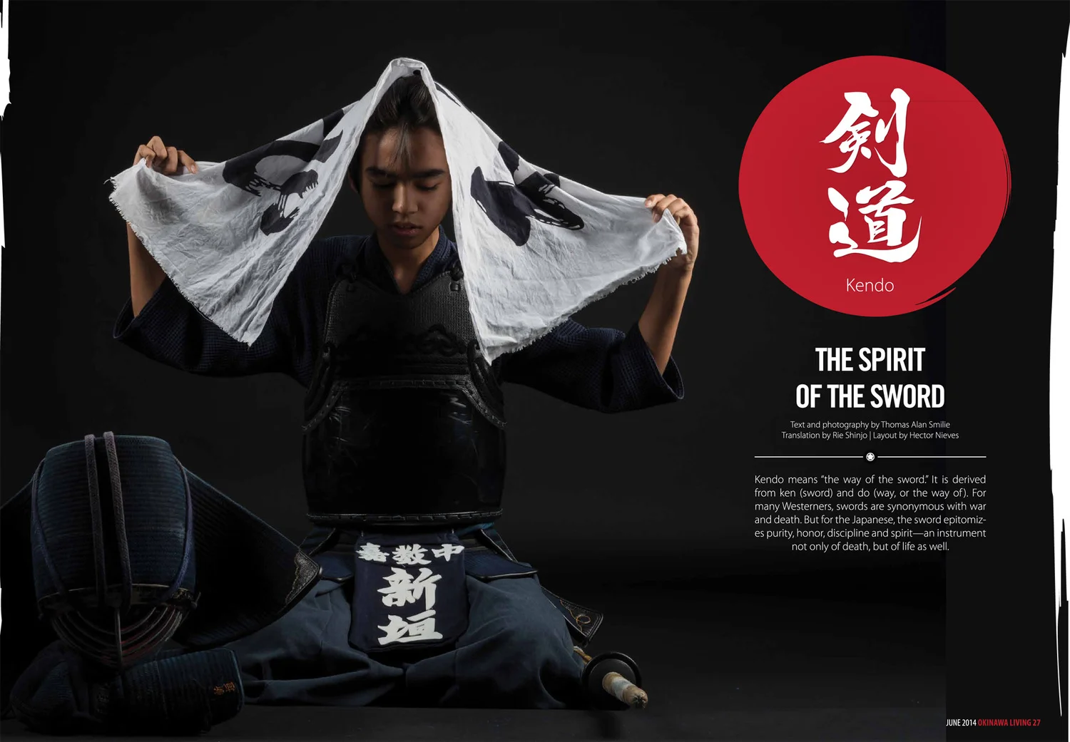 Feature spread from Okinawa, Living Magazine.