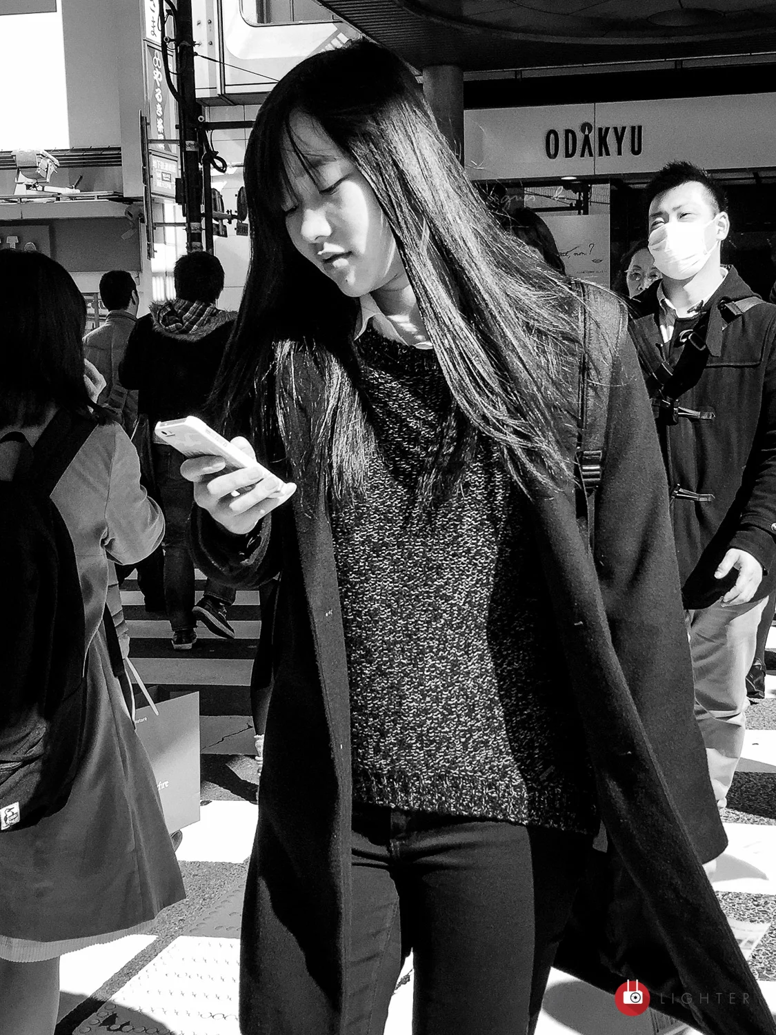 Shinjuku, Tokyo - iPhone 6 Plus, ISO 32, f/2.2, 1/1150 sec. Edited in Lightroom Mobile.
