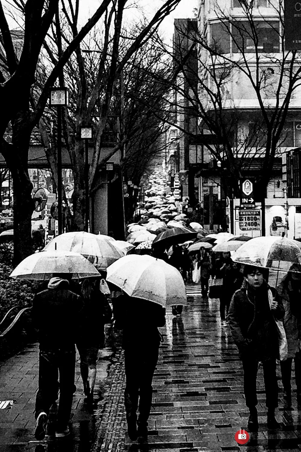 Rainy Streets of Tokyo Japan