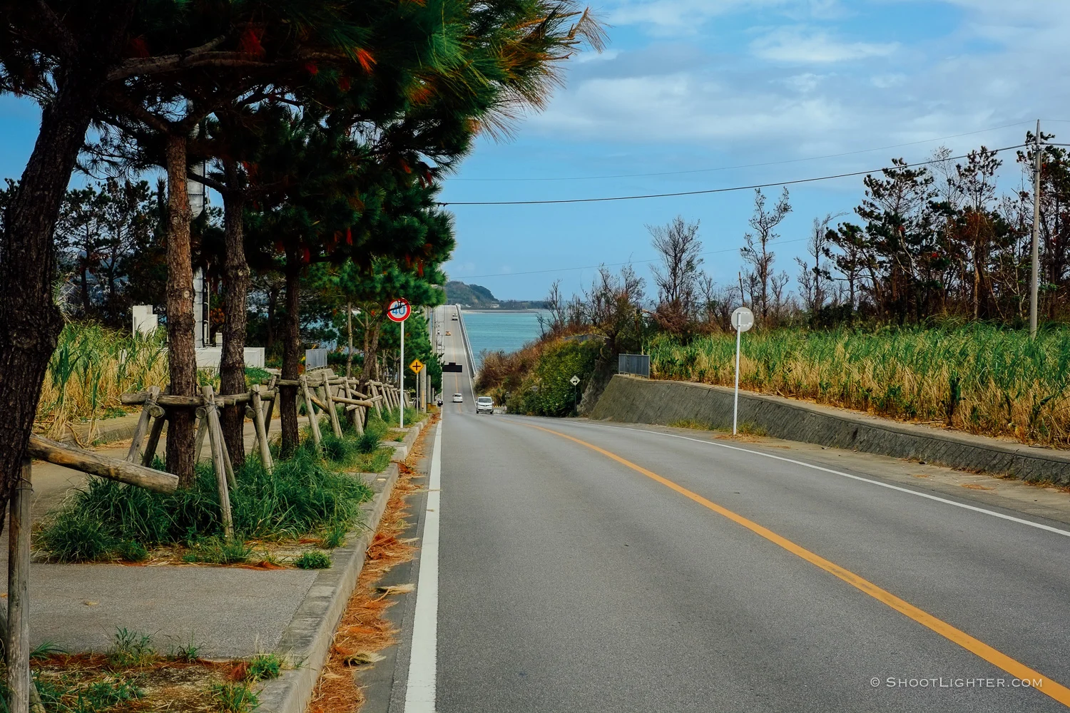 Entrance to Kouri Island, Okinawa, Japan. - Fuji X-Pro1, 35mm f1.4 lens.