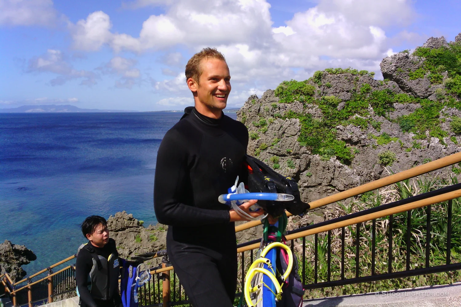 Cape Maeda, a popular diving spot on Okinawa. Captured with my Narrative Clip .