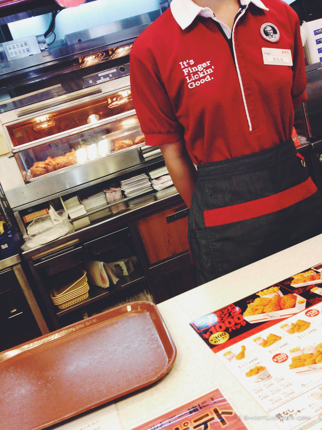 Lunchtime at KFC. Okinawa, Japan. Captured with my Narrative Clip .