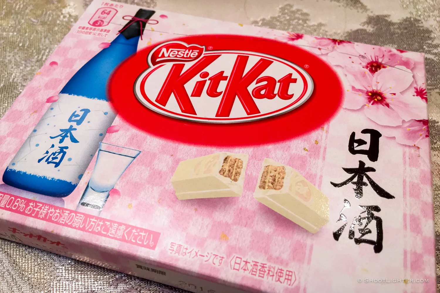 Sake Flavor KitKat. Taken with an iPhone 6s Plus.