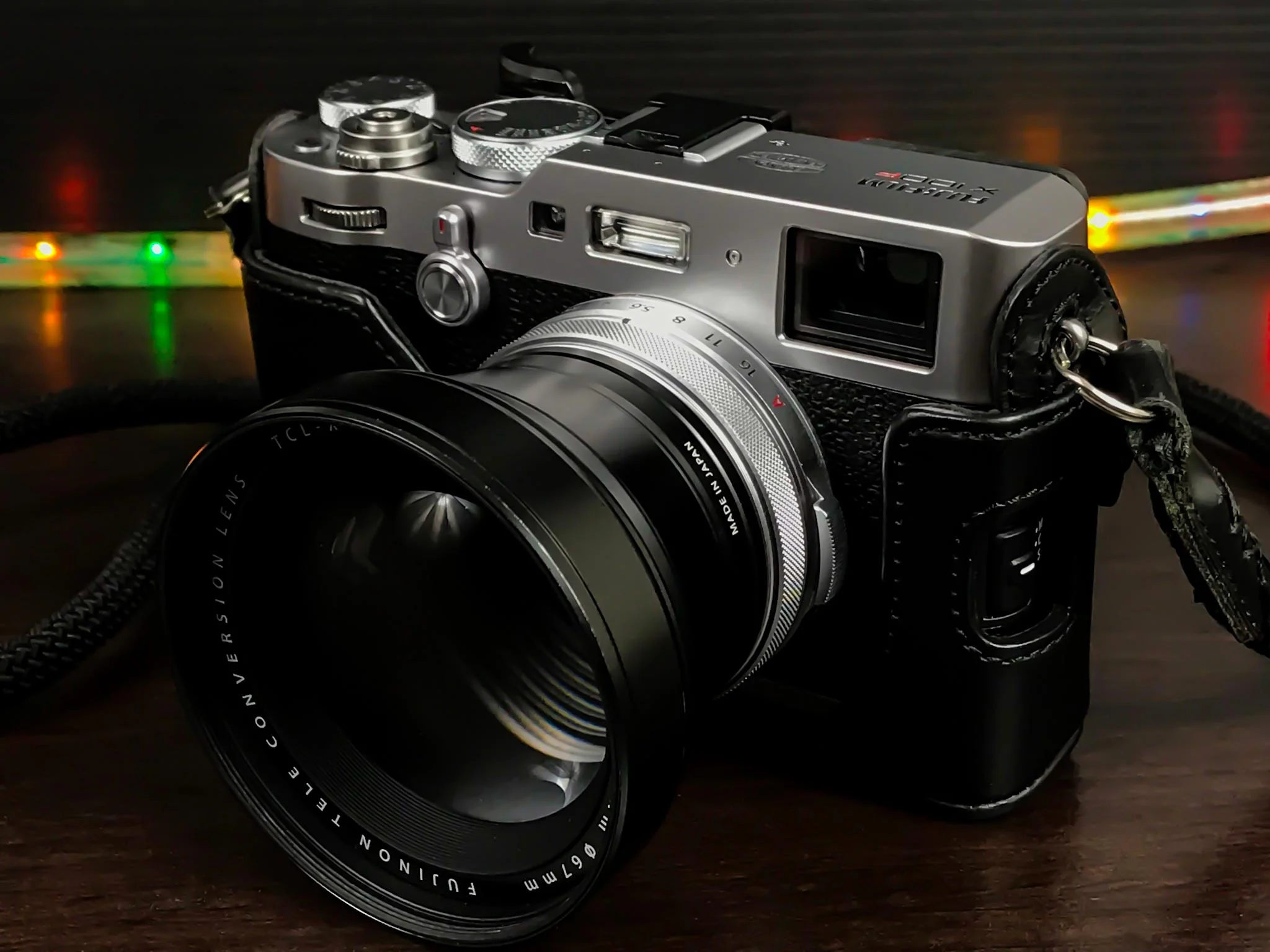 Fuji x100F w/ TCL-x100 Teleconverter.