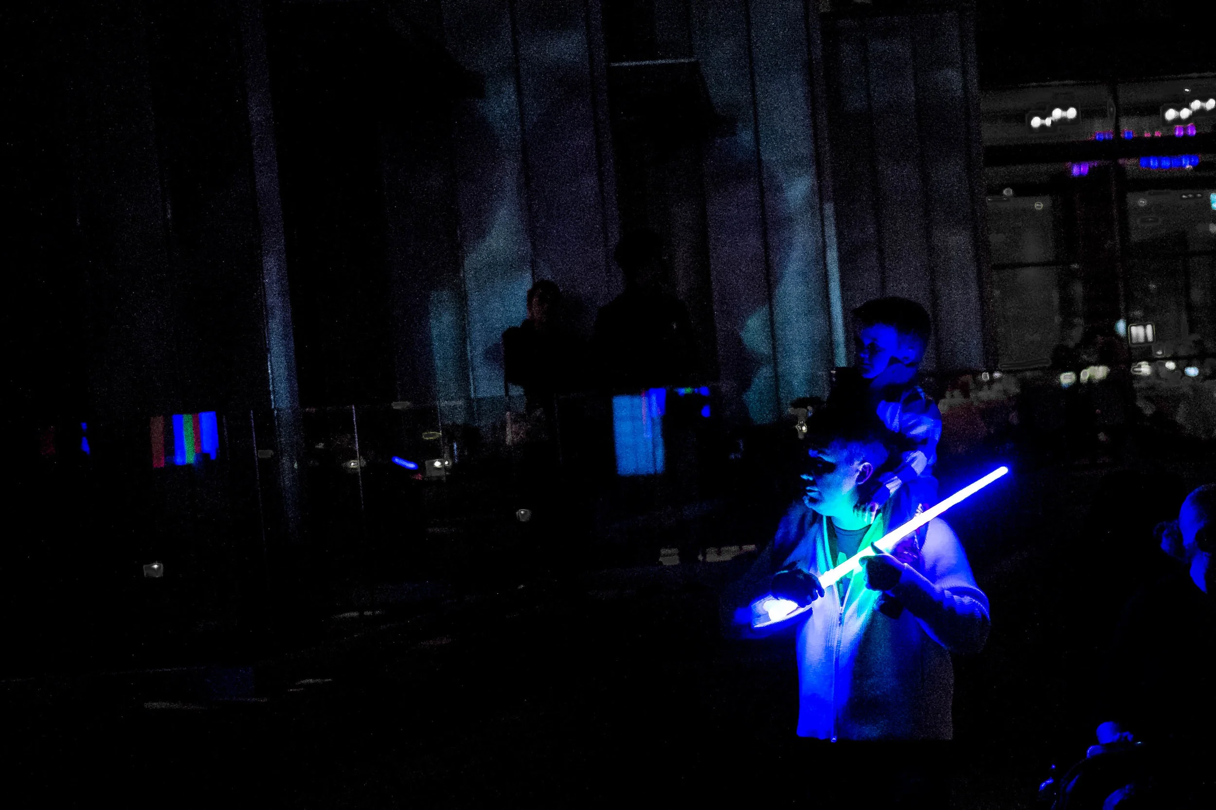 Master Yoda with young Jedi Luke