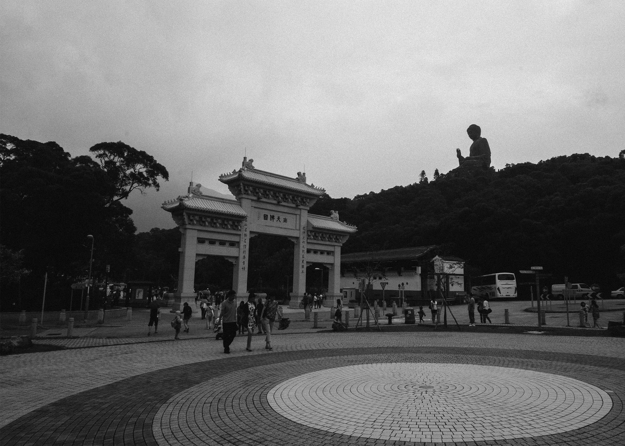 The Big Buddha in the distance