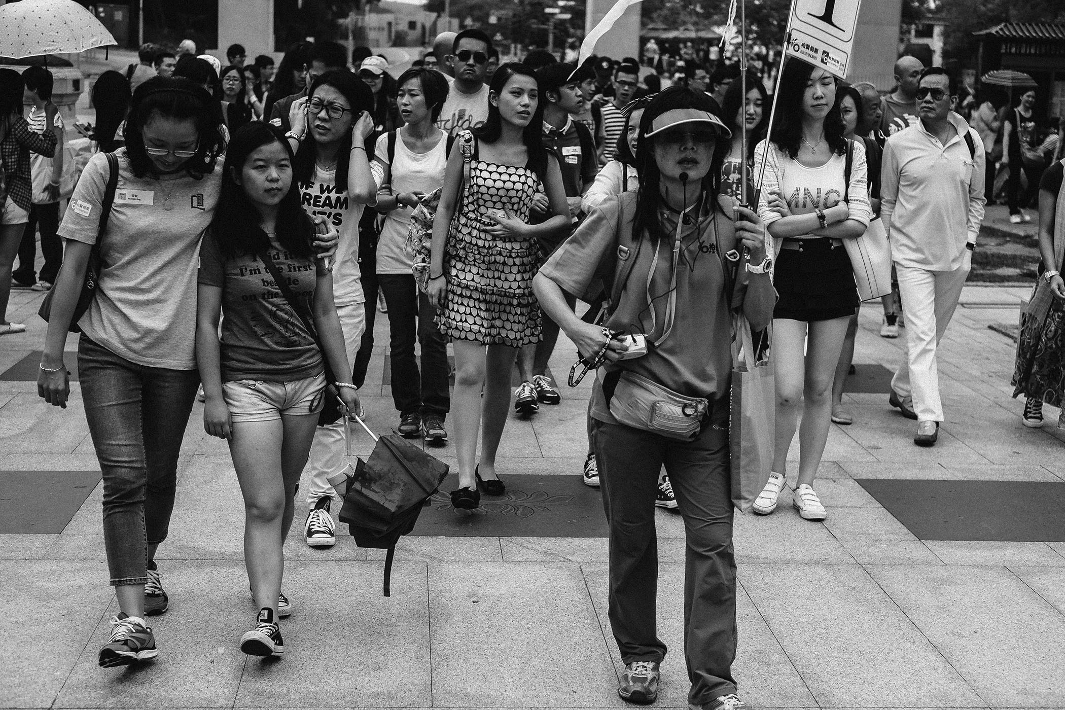 Tourists in huge numbers storming in