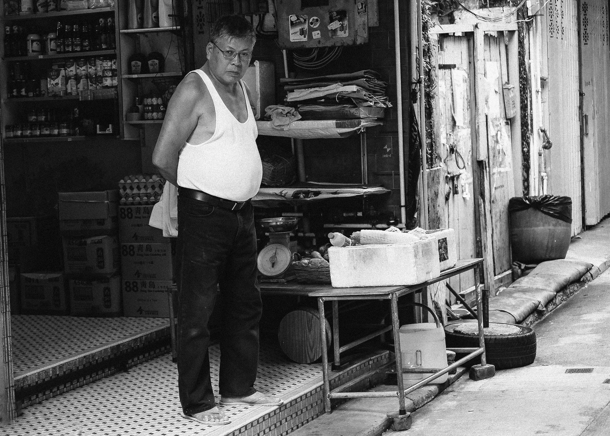 The town is full of old cranky and bossy old men