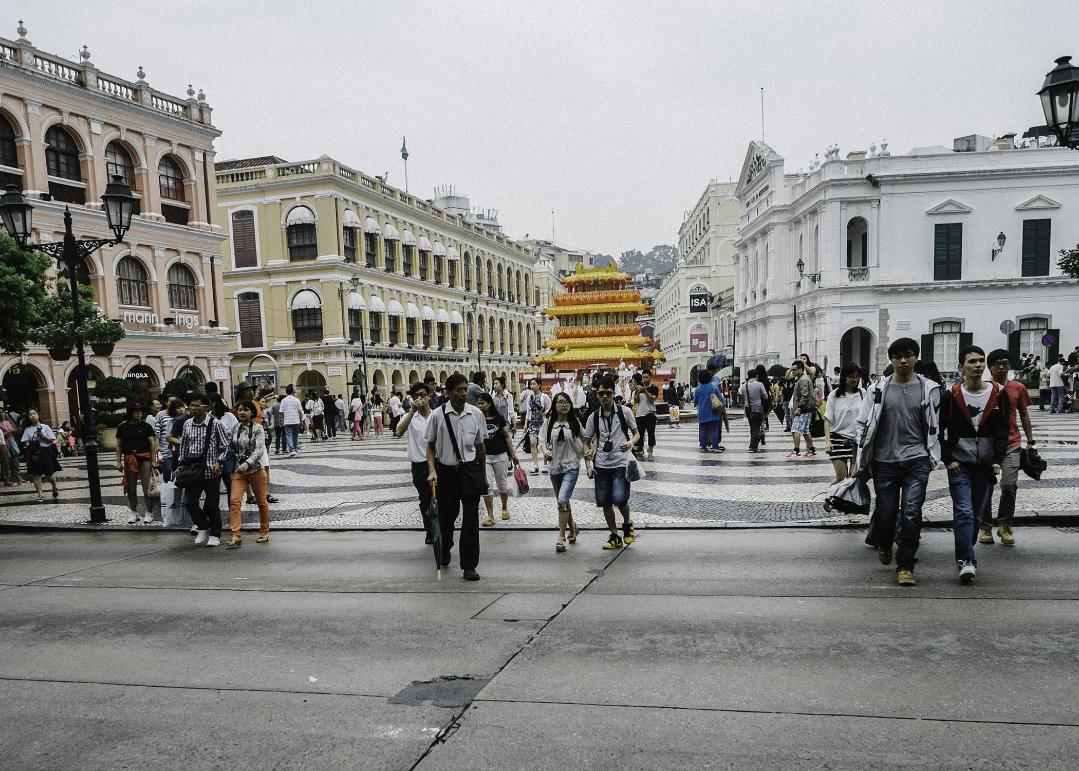 The city area of Macau