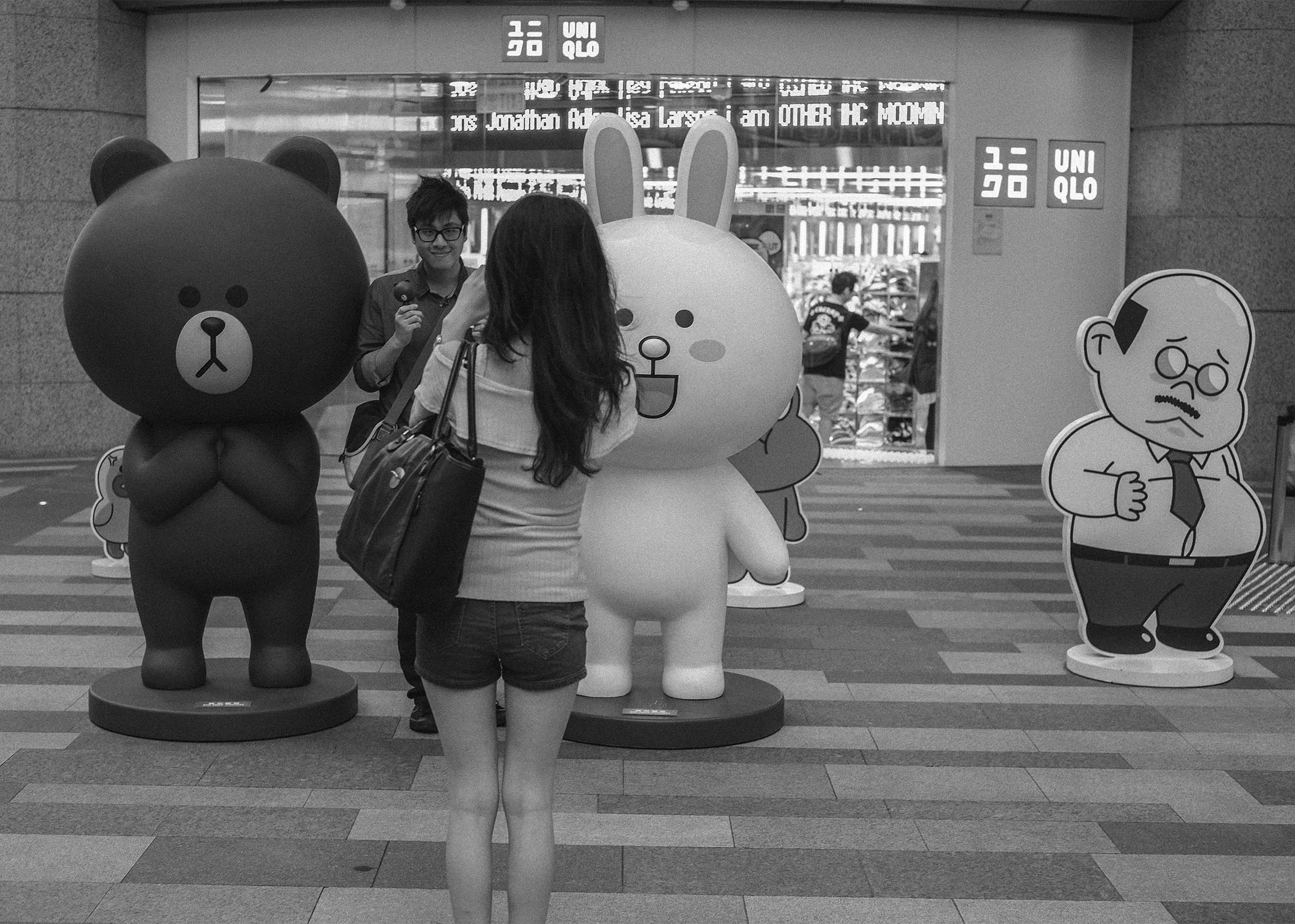 Some quick shopping in between the shoot and family dinner, I feel for HK men !