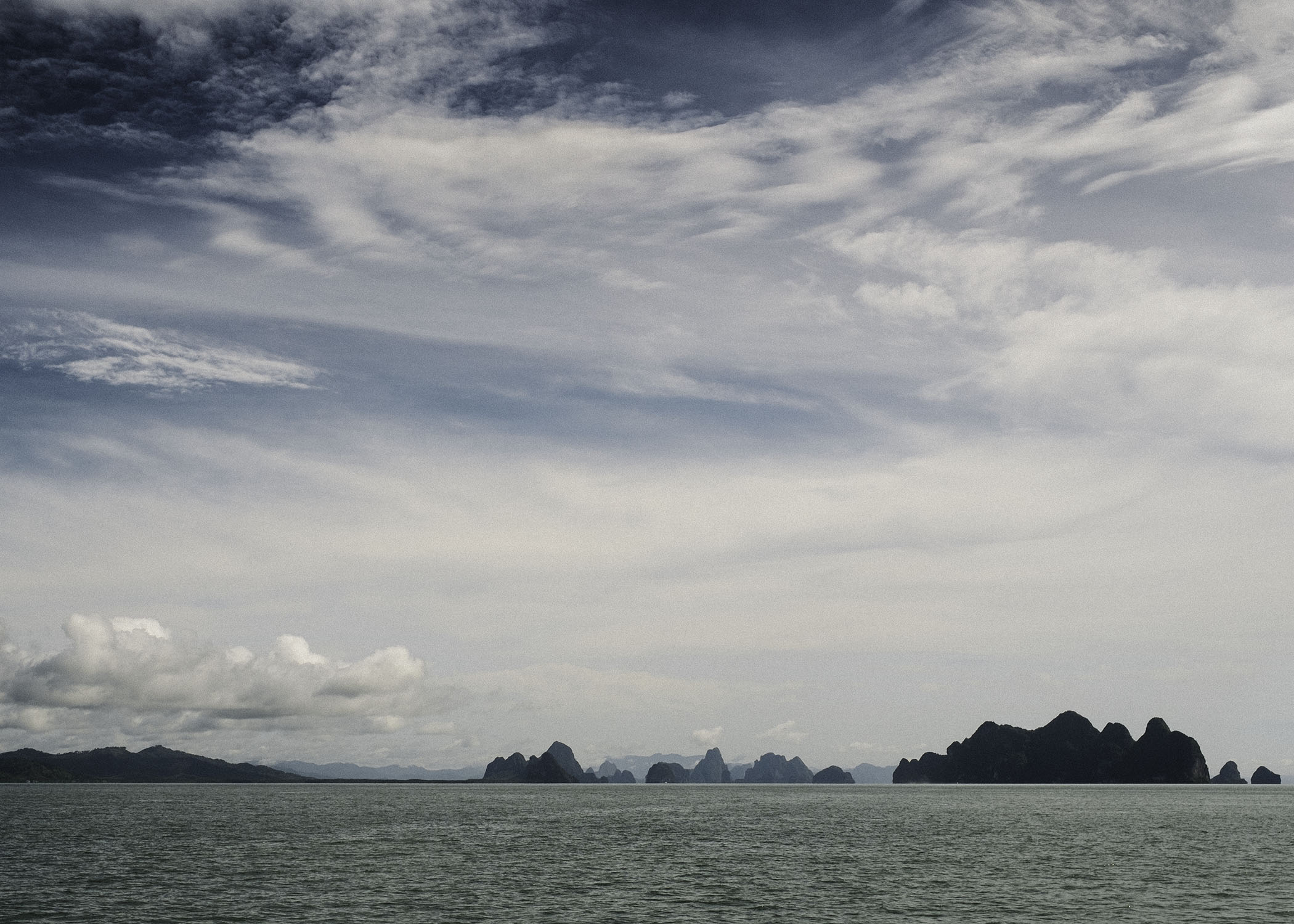 Praying for nice weather and calm seas as we head out to Phang Nga