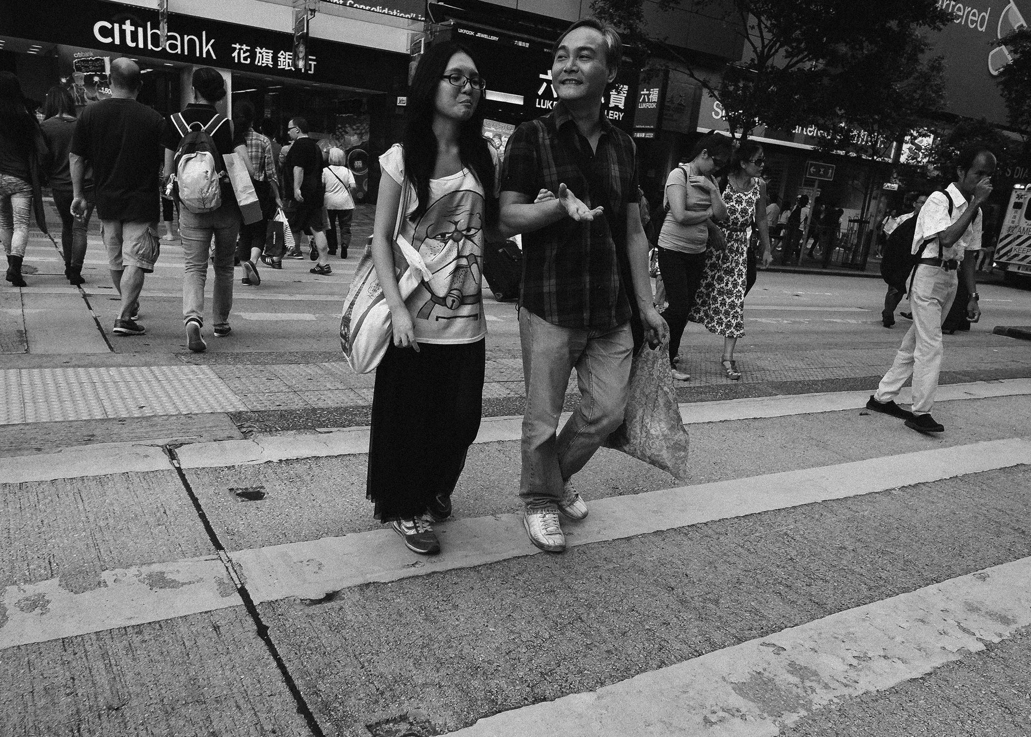 Shopping makes us happy and the bank is even happier .. that is what he is explaining