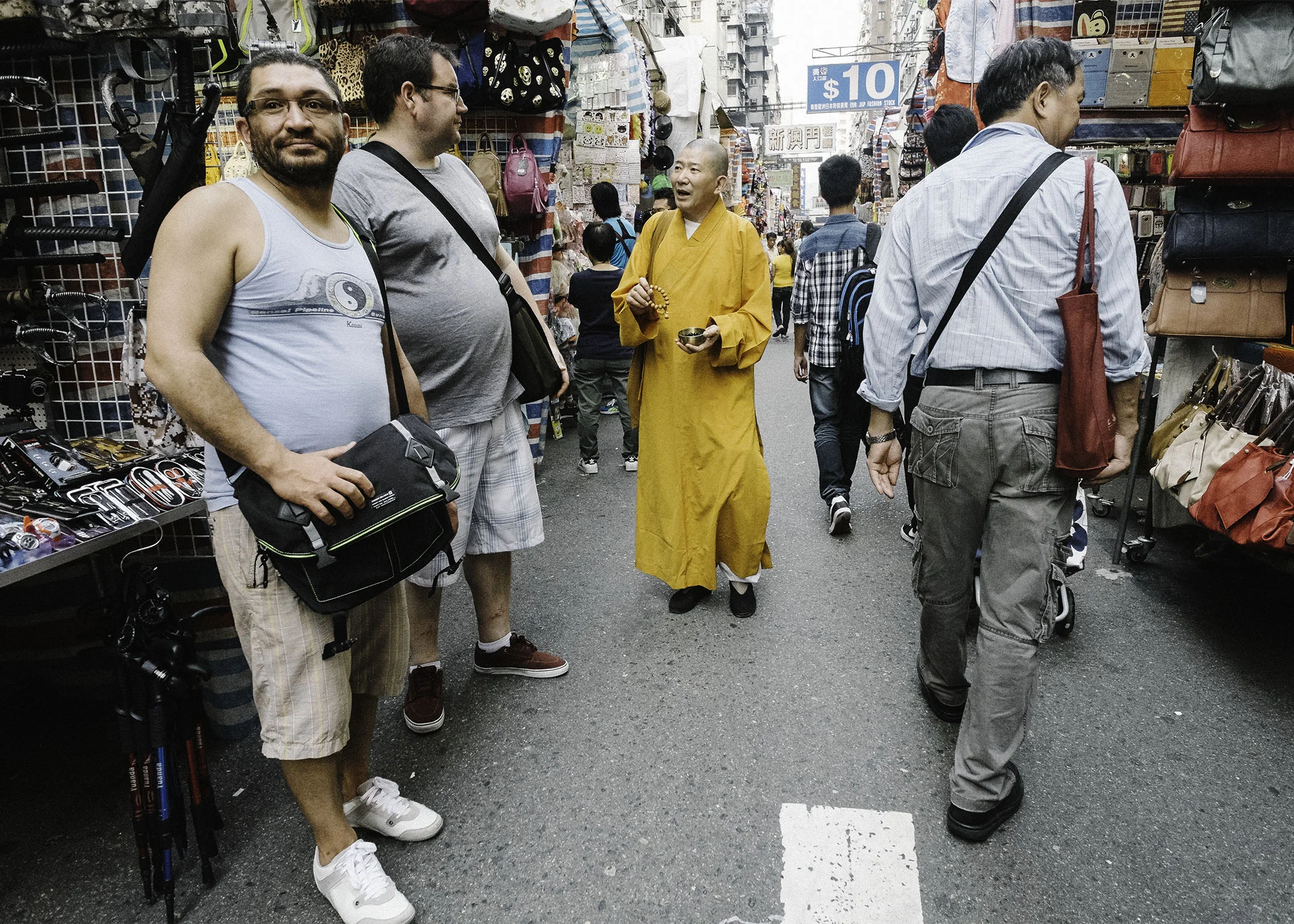Lady's street is full of real and fake and tourists !