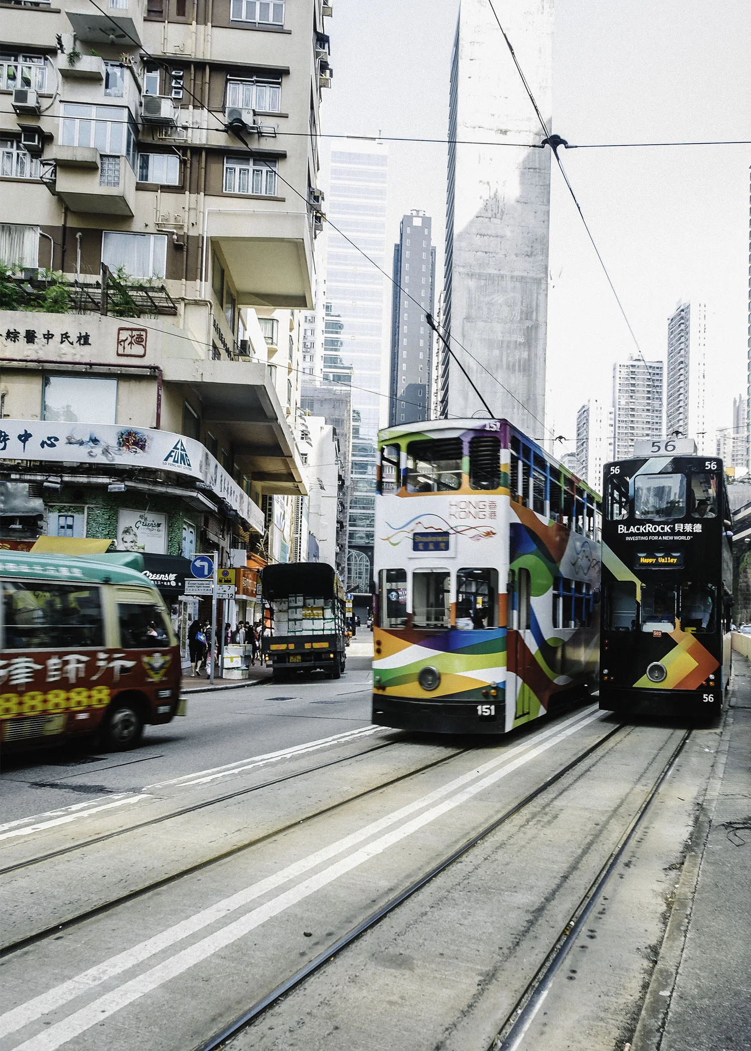 Trams a long Tin Hau