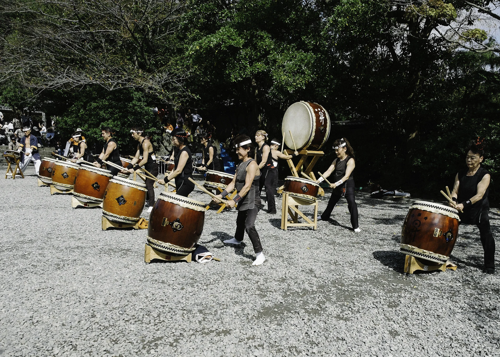 Just caught the drummers do their show