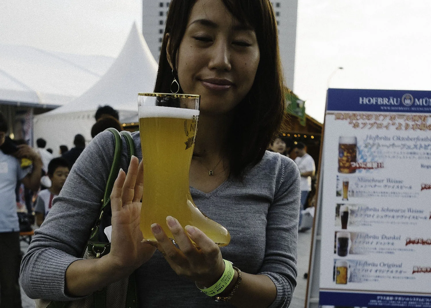 A local with one of the coolest glasses I have seen, mind you there was a deposit given for every beer you purchased as that was hostage for returning the glass