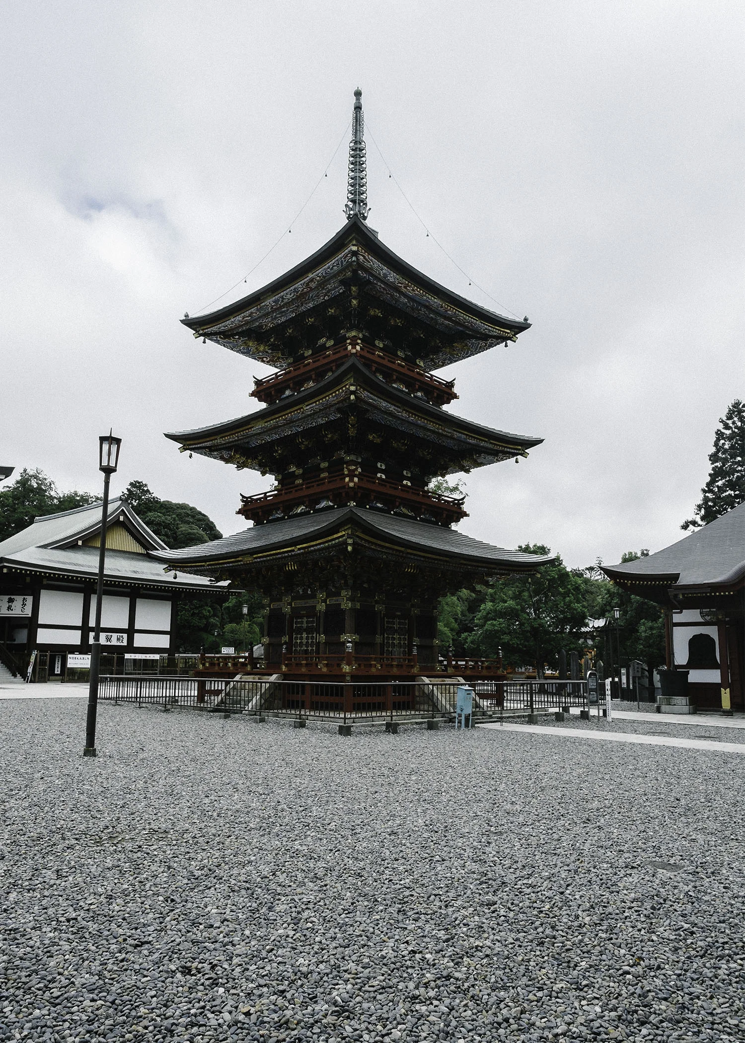Three storied pagoda